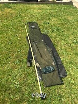 Large Carp Fishing Bundle Rods reels bags umbrella +Llandysul area