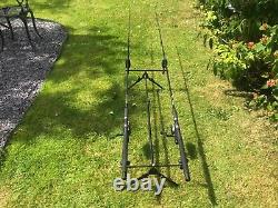 Large Carp Fishing Bundle Rods reels bags umbrella +Llandysul area