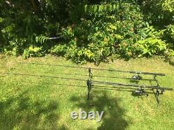 Large Carp Fishing Bundle Rods reels bags umbrella +Llandysul area