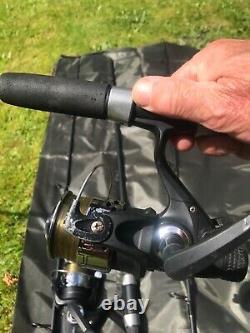 Large Carp Fishing Bundle Rods reels bags umbrella +Llandysul area