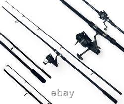 Lidsters Carp Fishing Starter Set 2 Rod Kit LFR 6000 Reels Pod Alarms Net set