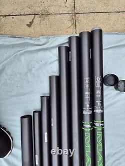 MAVER Definition XS 14.5m Carp Course Match Fishing Pole And Two Pro V Rollers