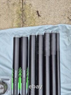 MAVER Definition XS 14.5m Carp Course Match Fishing Pole And Two Pro V Rollers