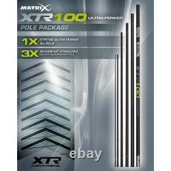 Matrix XTR100 Ultra Power 9.0m Package Match Coarse Pole Carp Fishing