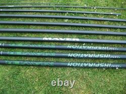 Maver Inspiration 16m Carbon Fishing Pole, 2+1 Power Tops 2s, 1 Match top 3 etc