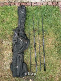 NASH black ops mk1 9ft 3.5lb Carbon Fibre Carp Rods 2pc Set of 2 with Rod Bag