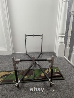 NBRICE Stainless Carbon Carp Fishing Rod Pod Great Condition
