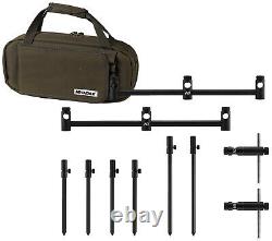 ND Tackle Carbon Rod Pod Lightweight Buzz Bar Bankstick Kit Bag for Carp Fishing