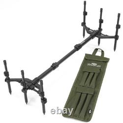 NGT Deluxe 3 Rod Profiler Carp Fishing Set Up