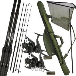 NGT Fishing Set Profiler Extender Carp Fishing Rods 10ft Rods Reels