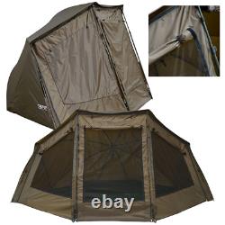 NGT XPR Brolly System Shelter System Carp Fishing Bivvy 60 With Storm Poles