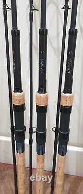 Nash Dwarf 9' 3lb Carp Rods X3 With Sonik Sk-tek 3 Rod Padded Rod Bag