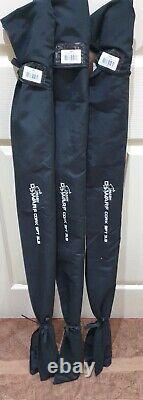 Nash Dwarf 9' 3lb Carp Rods X3 With Sonik Sk-tek 3 Rod Padded Rod Bag