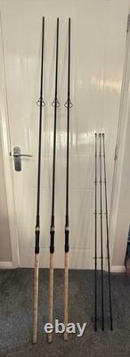 Nash Scope 10ft 3.5 Stepped Up Special Cork Handle Carp Rods X 3