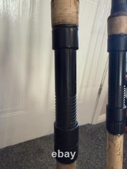 Nash Scope 10ft 3.5 Stepped Up Special Cork Handle Carp Rods X 3