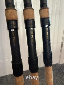 Nash Scope 10ft 3.5 Stepped Up Special Cork Handle Carp Rods X 3
