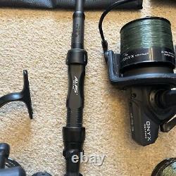 Nash Scope Black Ops 9ft T1724 3 Rod Carp Setup With 3 ESP Onyx Compact Reels