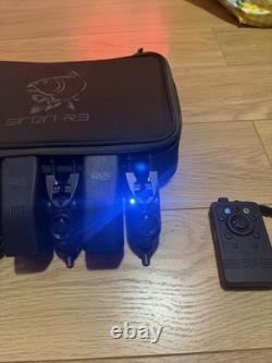 Nash Siren R3 3 Rod Carp Fishing Bite Alarm Set
