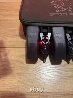 Nash Siren R3 3 Rod Carp Fishing Bite Alarm Set