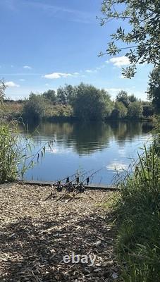 Nash x Series 12ft 3.25lb Carp Fishing Rods X3 with LR 10000 reels X3