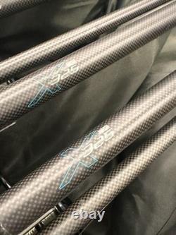 Nash x Series 12ft 3.25lb Carp Fishing Rods X3 with LR 10000 reels X3