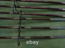 New 3 Harrison Arrowflyte Carp Rods 10ft 3.25lb ALPS Seats 50mm Minima Guides