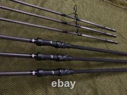 New 3 Harrison Arrowflyte Carp Rods 12ft 3lb 6oz ALPS Seats 50mm Air Guides