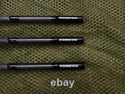 New 3 Harrison Arrowflyte Carp Rods 12ft 3lb 6oz ALPS Seats 50mm Air Guides