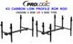 New Prologic K3 Carbon Low Profile Rod Pod+carry Bag Carp Fishing Tackle