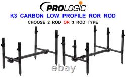 New Prologic K3 Carbon Low Profile Rod Pod+carry Bag Carp Fishing Tackle
