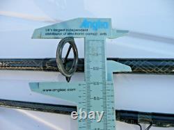 OLD SKOOL KEVIN NASH CARP FISHING ROD- AKN 12ft 2 3/4 WHISKER KEVL@RNO DECAL