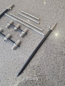 OMC One More Cast ELBOWZ 3 Rod buzz bars + Banksticks + Extras, Carp Fishing