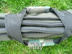 ORIGINAL FOX QUATTRO POD w 3 ROD BUZZ BARS & BAG USED CARP FISHING SET UP