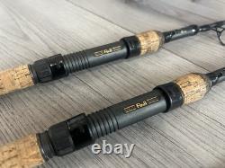 Pair Of Nash Scope Sawn Off 6ft 2lb Carp Fishing Rods With Cork Handles