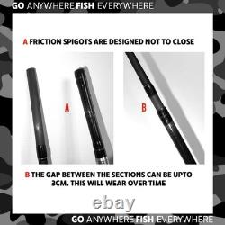 Predator Spin-Baitcast Travel Rod, 4pc with Case, 2 Tips, 15Kg Max, Compact