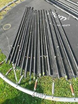 Preston m90 fishing pole with 16 top sections, cupping kit and extensions. 16mtrs
