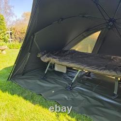 Quest 60 Brolly System DPM Camo Carp Fishing Shelter Bivvy 12000mm Tackle