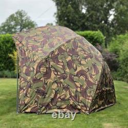 Quest 60 Brolly System DPM Camo Carp Fishing Shelter Bivvy 12000mm Tackle