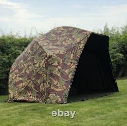 Quest 60 Brolly System DPM Camo Carp Fishing Shelter Bivvy 12000mm Tackle
