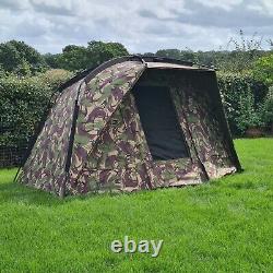 Quest Defier MK2 DPM Camo 1 Man Bivvy Carp Fishing Shelter Tackle Brolly System
