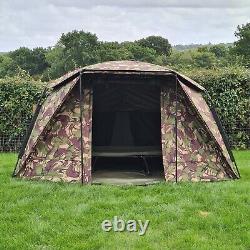 Quest Defier MK2 DPM Camo 1 Man Bivvy Carp Fishing Shelter Tackle Brolly System