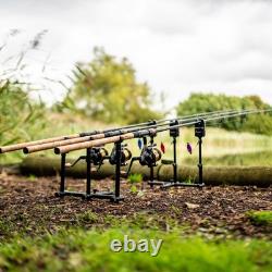 Quest Trilogy Pod Bank Sticks Carp Fishing Rod Pod With Zipped Carry Bag