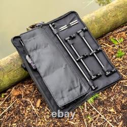 Quest Trilogy Pod Bank Sticks Carp Fishing Rod Pod With Zipped Carry Bag