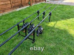 Quest Trilogy Sticks Carp Fishing With Zipped Carry Bag Bank Rod Pod Tackle