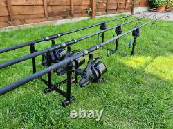 Quest Trilogy Sticks Carp Fishing With Zipped Carry Bag Bank Rod Pod Tackle
