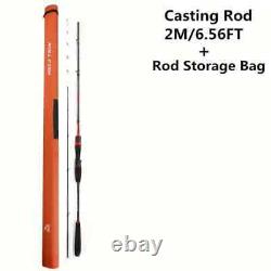 ROLLFISH Carbon Fibre Fishing Rod 200.1cm Squid Edging, LRF, EGI 40-70g