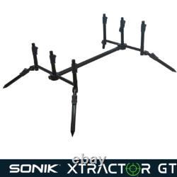 SONIK Rod Pod Xtractor GT Carp Fishing Padded Storage Case Adj Length Height