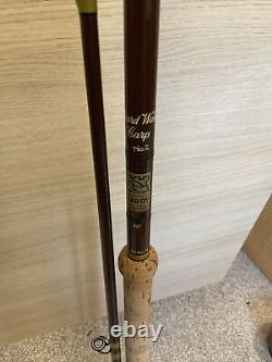 Scarce vintage hardy richard walker carp no. 2 glass fibre fishing rod