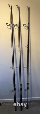 Set of 3 Century Stealth Graphene 12ft 3.5tc Carp Fishing Rods