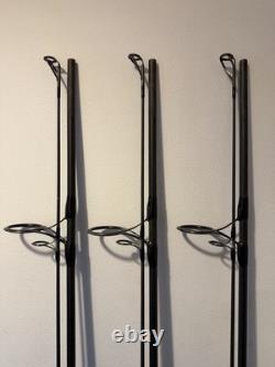 Set of 3 Century Stealth Graphene 12ft 3.5tc Carp Fishing Rods
